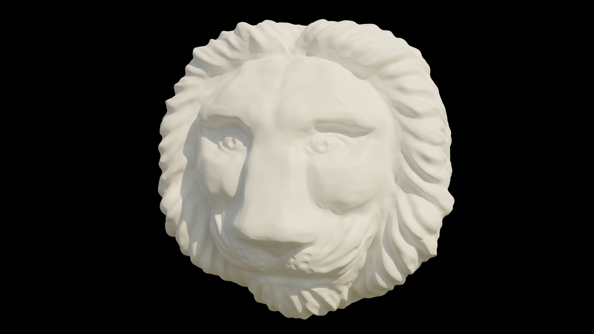 Lion's head - sculpture preview image 1